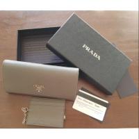 ราคา Prada Saffiano Long Wallet ☄️ (1244438738)