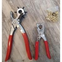 ราคา คีมเจาะเข็มขัดและคีมตาไก่ พร้อมลูกตาไก่ (13684091509)