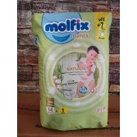 Molfix โมลฟิกซ์ เนเชอรัล แพ้นส์ กางเกงผ้าอ้อมเด็ก ขนาด XXXL 14 ชิ้น