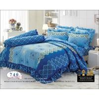 ราคา ทิวลิป(Tulip) พิมพ์ลาย ผ้าปูรัดมุม ผ้านวมมีชายระบาย (489393756)