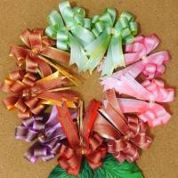 ราคา โบว์ริบบิ้นผ้าสำเร็จ สำหรับติดของขวัญ ติดกระเช้า (2081999456)