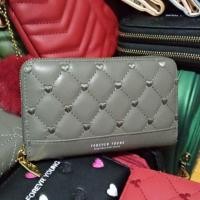 ราคา กระเป๋าสตางค์ใบกลางสีเทา (6639393852)