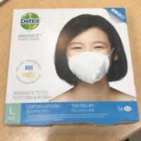 ราคา Dettol protect mask 1 pc/box 1 ชิ้น กันฝุ่น PM2.5 และป่องกันแบคทีเรีย 99% PM2.5/Bacteria Filter Mask size L (1862068158)