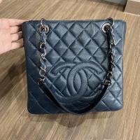 ราคา Good condition Chanel pst navy caviar shw holo14**สำหรับรูดบัตรเท่านั้น** (22215557089)