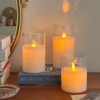 ราคา เชิงเทียนแก้ว เทียนหอม เทียนปลอม เทียน LED เชิงเทียนถ่านอิเล็กทรอนิกส์ เชิงเทียนใส่ถ่าน (23477889180)