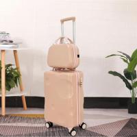 ราคา กระเป๋าเดินทางขนาด 20 นิ้ว ขนาด 22x35x50ซม. สีชมพู (24502193643)