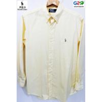 ราคา Ralph Lauren แท้ เสื้อเชิ๊ตแขนยาวสีเหลืองพาสเทล (1293515519)