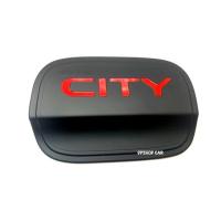 ราคา ครอบฝาถัง city ซิตี้ ปี2020 สีดำด้านโลโก้แดง (3318235731)