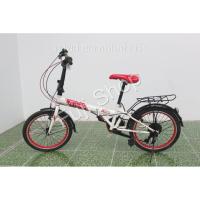 ราคา จักรยานพับได้ญี่ปุ่น - ล้อ 20 นิ้ว - มีเกียร์ - AT Honda - สีแดง [จักรยานมือสอง] (17161476228)