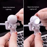 ราคา 【Gy】นักบินอวกาศ Night Light LED Space Night Light USB Creative Night Light USB Book Light โคมไฟตั้งโต๊ะคอมพิวเตอร์ (19449816907)