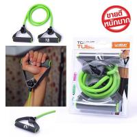 ราคา [เก็บเงินปลายทาง] ยางยืดออกกำลังกาย แรงต้านระดับ 20lb สีเขียว Toning Tube Resistance Band แพ็ค 1 ชิ้น (403099978)