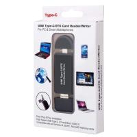 ราคา SD Card Reader USB 3.0 OTG Micro USB Type C Card Reader Lector SD Card Reader Micro SD TF USB Type-C OTG Cardreader (7436111691)