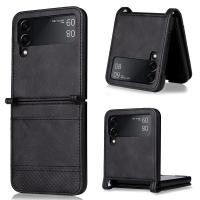 ราคา Casing Samsung Galaxy Z Flip3 5G Vintage Flip Cover Galaxy Z Flip 3 5G Magnetic Wallet Case PU Leather Cases Card Holder (12233018956)