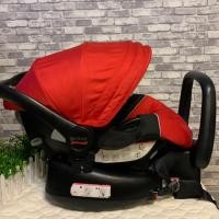 ราคา กระเช้าคาร์ซีท ยี่ห้อ Britax Be Safty พร้อมฐาน isofix สีแดงดำ (6430283643)