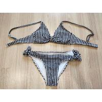 ราคา ชุดว่ายน้ำ บิกินี่ ทูพีช brand Xhilaration มือสอง size XS อก 30-31" สีดำลายสก็อต ใส่ออกมาสวยมาก (7359195826)