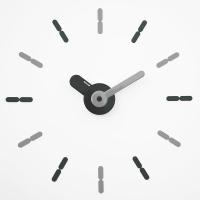 ราคา นาฬิกา On-Time V1M เทาดำ56 เซน Wall Clock นาฬิกาแขวนผนัง ติดผนังไม่เจาะผนัง เข็มนาฬิกาใหญ่ (20571320367)