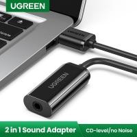 ราคา UGREEN อุปกรณ์แปลง การ์ดเสียง USB กับสเตอริโอ Aux 3.5mm สำหรับ Mac PC compatible compatible for IPhone (7378106942)