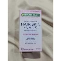 ราคา ของแท้ จากอเมริกา *ส่งฟรี ไม่ต้องใช้โค้ด* Nature's Bounty Extra Strength Hair, Skin & Nails Rapid Release Softgels (9427661648)