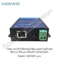 ราคา MOORT 3101 One 100M Ethernet RJ45 port and one RS232/RS422/RS485 serial port (19364968086)