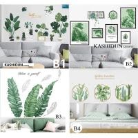ราคา Wallpaperสติกเกอร์ ลายใบไม้สีเขียว สไตล์นอร์ดิก สำหรับติดตกแต่งสติ๊กเกอร์ติดผนังตกแต่งห้อง (16608552680)