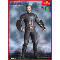 ราคา Crazy Toys โมเดล กัปตัน อเมริกา อเวนเจอร์ มาเวล Model Figure Captain America Civil War Avengers Marvel (2765273950)