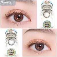 ราคา Sweety plus sweety j brown gray Contactlens บิ๊กอาย คอนแทคเลนส์ ราคาถูก แถมตลับฟรี (5222105172)
