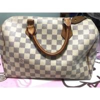 ราคา LV speedy azur 30(used)หนังแท้มือ2 สภาพใช้งานไม่มีรอยปริขาด (2785790090)