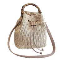 ราคา กระเป๋าสานจากฟางข้าว Straw and bamboo bag (6070403881)