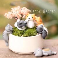 ราคา ตุ๊กตาจิ๋วแต่งสวน “แมวน้อยเกาะกระถาง” Set 6 ชิ้น (2705621416)