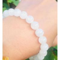 ราคา กำไลหินนำโชคมูนสโตน ขนาด 8.5 มิล (19171425286)