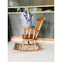 ราคา เก้าอี้โยกไม้สักแท้ ขนาด 70*105สูง110cm. ขัดเคลือบสีธรรมชาติ เก้าอี้ไม้สัก (8372567147)