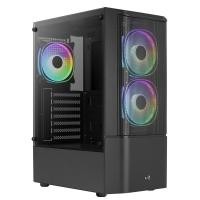 ราคา Aerocool Quantum Mesh MID TOWER CASE (Quantum Mesh-G-BK-v2) 12cm FRGB Fan x 3 (11603173531)