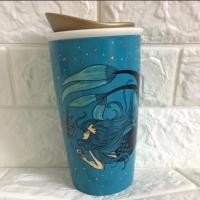 ราคา แก้ว Starbucks DW ลายนางเงือก (Starbucks Swimming DW 12OZ) (1541825625)