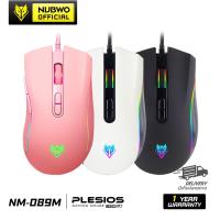 ราคา NUBWO NM-89M PLESIOS Mouse MACRO เมาส์เกมส์มิ่ง เมาส์เล่นเกม มีสาย มีไฟ RGB ปรับ DPI ได้ (6376257957)