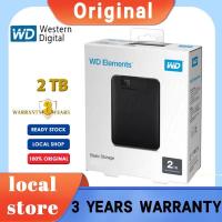 ราคา WD External Harddisk 1TB/2tb (สีดำ) Harddisk External USB 3.0 HDD Hard Drive Portable ฮาร์ดดิสก์ ฮาดดิส (22276223687)