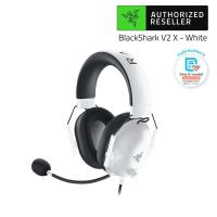 ราคา RAZER BLACKSHARK V2 X - White หูฟังเกมมิ่ง แบบมีสาย พร้อมไมค์ตัดเสียง HyperClear Cardioid และระบบเสียง 7.1 (16017023294)