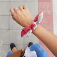 ราคา ยางรัดผม ผ้าขาวม้า handmade Mini bow (1374882466)