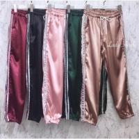 ราคา กางเกงวอร์มขายาวผ้าซาติน (1323282443)