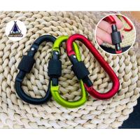 ราคา คาราบิเนอร์ ทรงD พร้อมที่ล๊อค Carabiner Type D With Lock (17396653700)