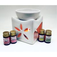 ราคา Panita ชุดเตาอโรมาเซรามิคขาว +น้ำมันหอมระเหย 4 ขวด +เทียนทีไลท์ 1 แพค (352445134)