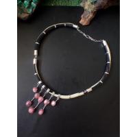 ราคา สร้อยคอหางช้าง พลอยทับทิม ตัวเรือนหุ้มเงินแท้ (21343161201)