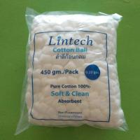 ราคา LINTECH COTTON BALL ลินเทค สำลีก้อนกลม ถุง 450gm สำลีก้อนขนาดเล็ก 0.35 กรัม (3871236703)