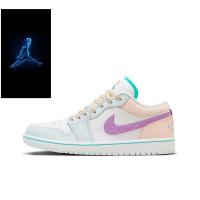 ราคา Jordan Air Jordan1Low SE Comfortable and Versatile, Shock Absorbing, Durable, Low Top Vintage Basket Shoes beige pinks (18787097966)