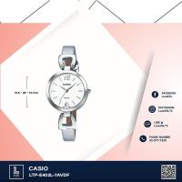 Casio Standard นาฬิกาข้อมือสตรี สายหนัง รุ่น LTP-E402L-7AVDF - สีเงิน