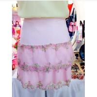 ราคา กระโปรงผ้ายืดแต่งระบายชั้นๆ สวยหวาน (6516792302)