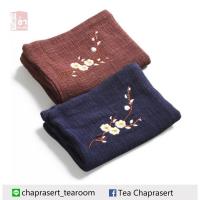 ราคา ผ้าซับน้ำป้านชา ปักลายดอกเหมย (1052973935)
