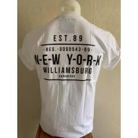 ราคา อ่อนนุ่ม 6 เสื้อยืดผู้ชายSuperteesลายNEW YORKหน้าหลัง 【S-5XL】 (24157578625)
