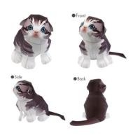 ราคา โมเดลกระดาษ 3D : แมว Scottish Fold กระดาษโฟโต้เนื้อด้าน กันละอองน้ำ ขนาด A4 220g. (16094444585)