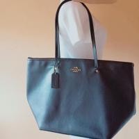 ราคา กระเป๋าสะพาย Coach แท้ สีดำ (4605571249)