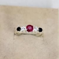 ราคา งานออเดอร์ พลอยทับทิม เพทาย นิล อหวนเงินแท้ 925 จิวเวลรี่จากจันทบุรี (24261532998)